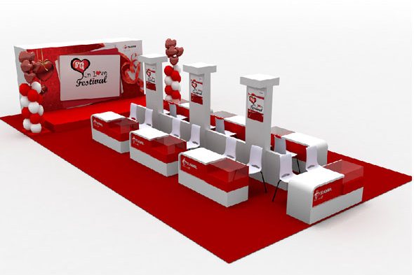 Parade 3G Event Booth by LoveInk Event Organizer