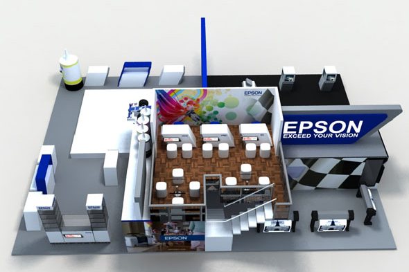Epson Indocomtech Booth by LoveInk Event Organizer