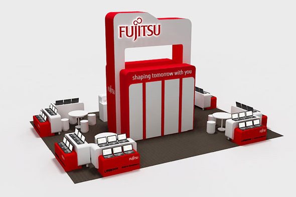 Fujitsu Indocomtech Booth by LoveInk Event Organizer